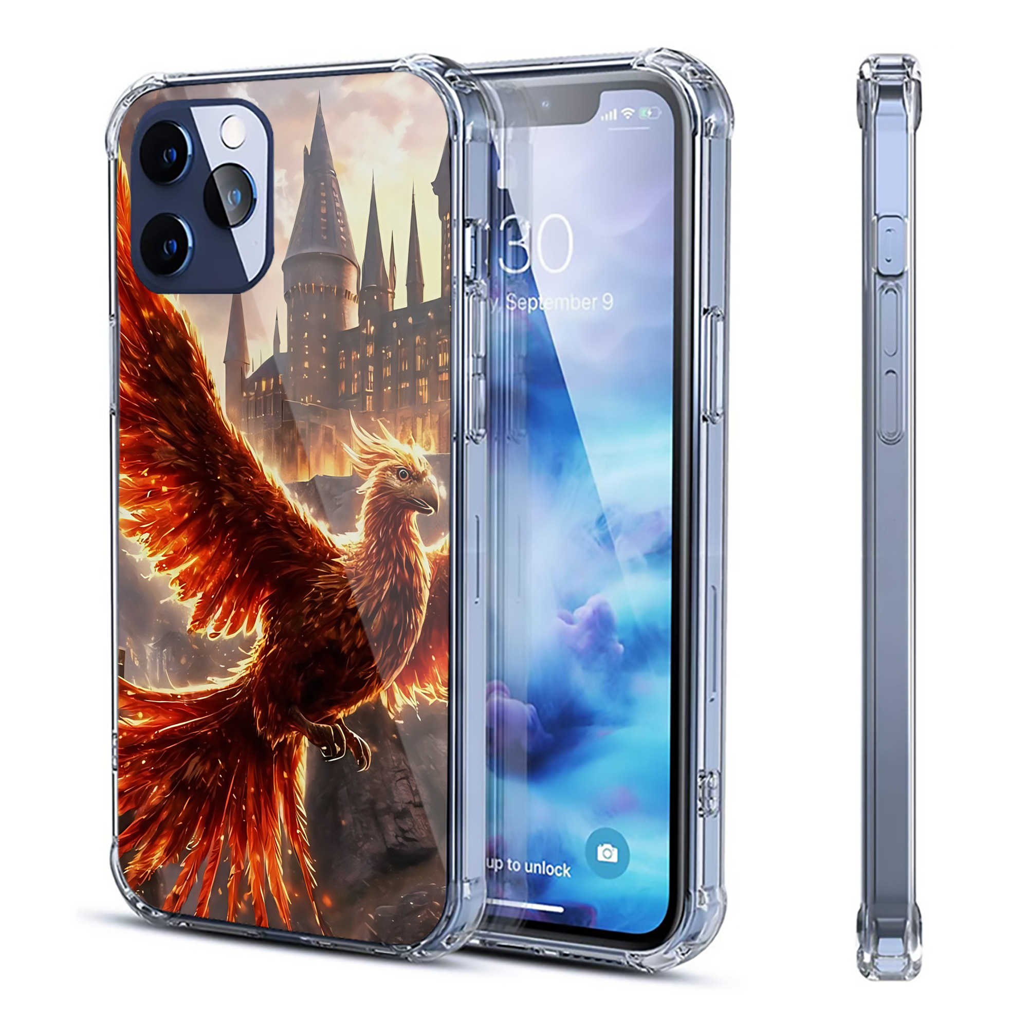 （画像用） Harry Potter ハリー・ポッターシリーズ 【iPhone 12シリーズ対応】透明スマホケース（クリアソフトケース）